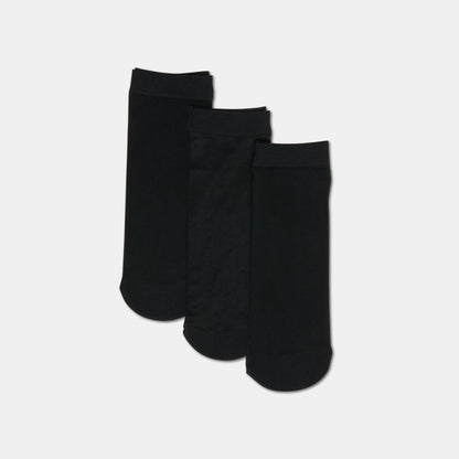 Dolce Vita Sale 3-Pack Ditsy Dot Black Sheer Anklet Socks