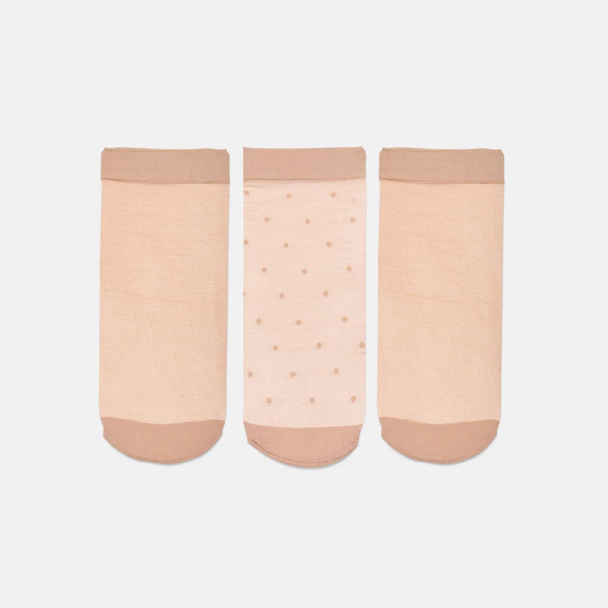 Dolce Vita Sale 3-Pack Ditsy Dot Blush Sheer Anklet Socks