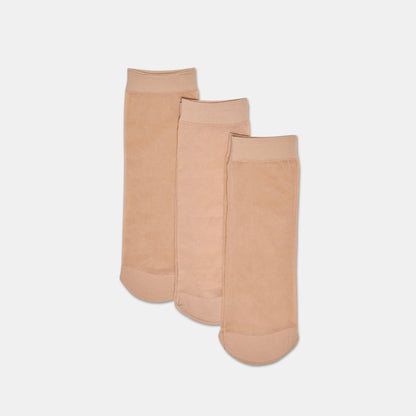 Dolce Vita Sale 3-Pack Ditsy Dot Blush Sheer Anklet Socks