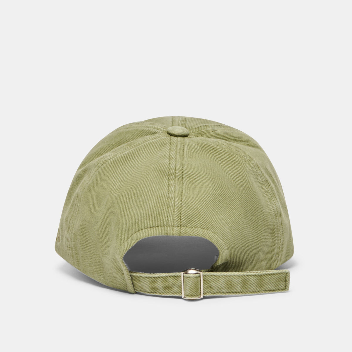 Dolce Vita ACCESSORIES Distressed Olive Baseball Cap with Embroidery