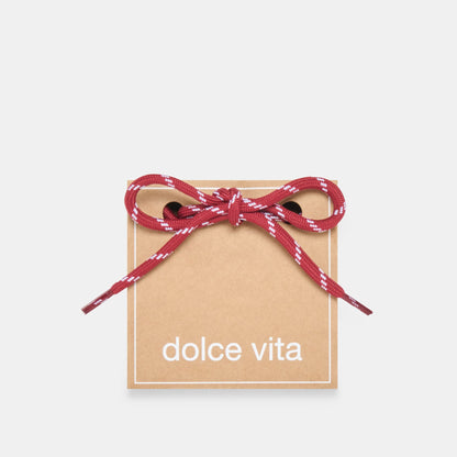 Dolce Vita ACCESSORIES TICK MARK CORD LACE BURGUNDY MULTI
 – Dolce Vita