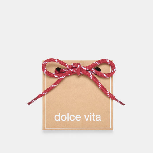 Dolce Vita ACCESSORIES TICK MARK CORD LACE BURGUNDY MULTI
 – Dolce Vita